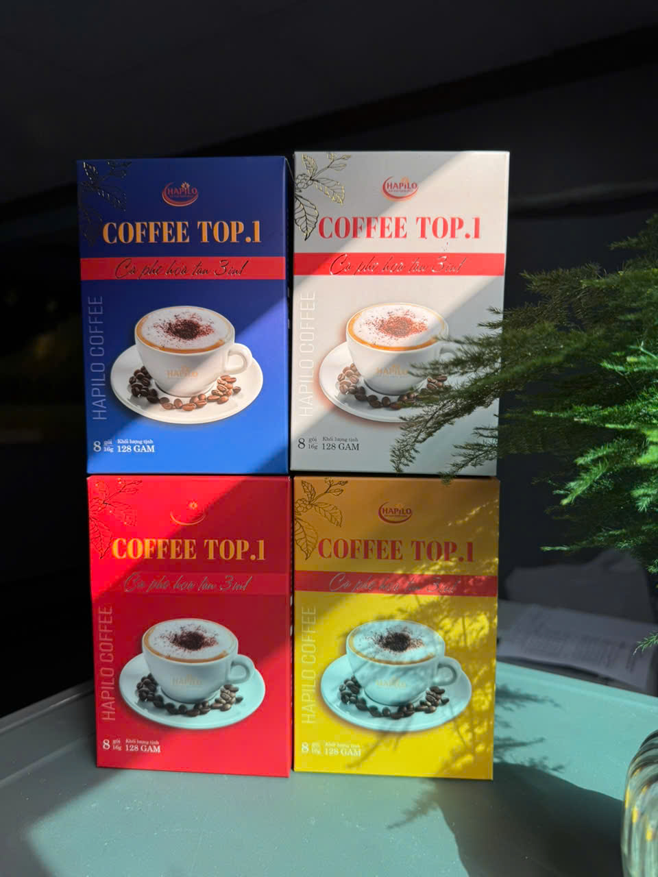 Cà phê hoà tan 3 in 1 TOP 1 Hapilo